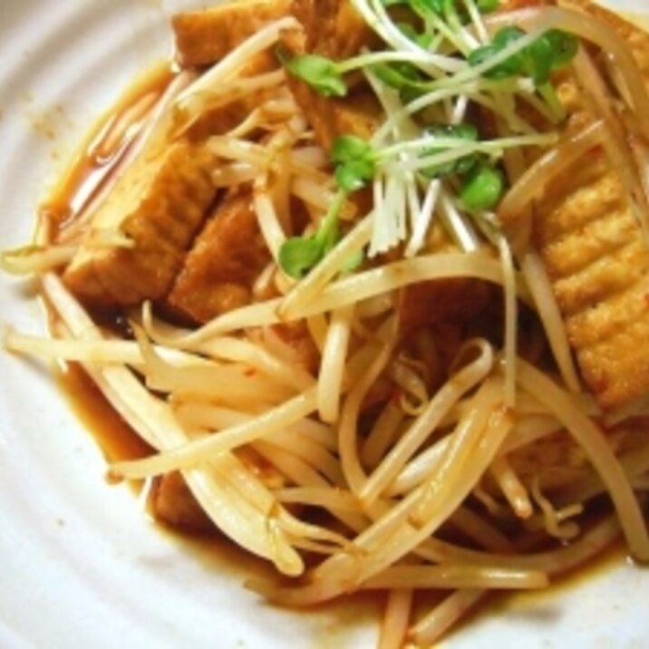 節約おかず 厚揚げともやしのコク炒め レシピ 作り方 By すぴかか 楽天レシピ 節約おかず 厚揚げともやしのコク炒め レシピ 作り方 By すぴかか 楽天レシピ